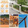 Fresh Pergola Brackets Deck Railing Brackets For Outdoor Gazebos,Log Cabins,Sunroom,Carport,Deck Railing Pergola Bracket Kit