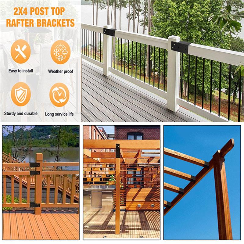Fresh Pergola Brackets Deck Railing Brackets For Outdoor Gazebos,Log Cabins,Sunroom,Carport,Deck Railing Pergola Bracket Kit
