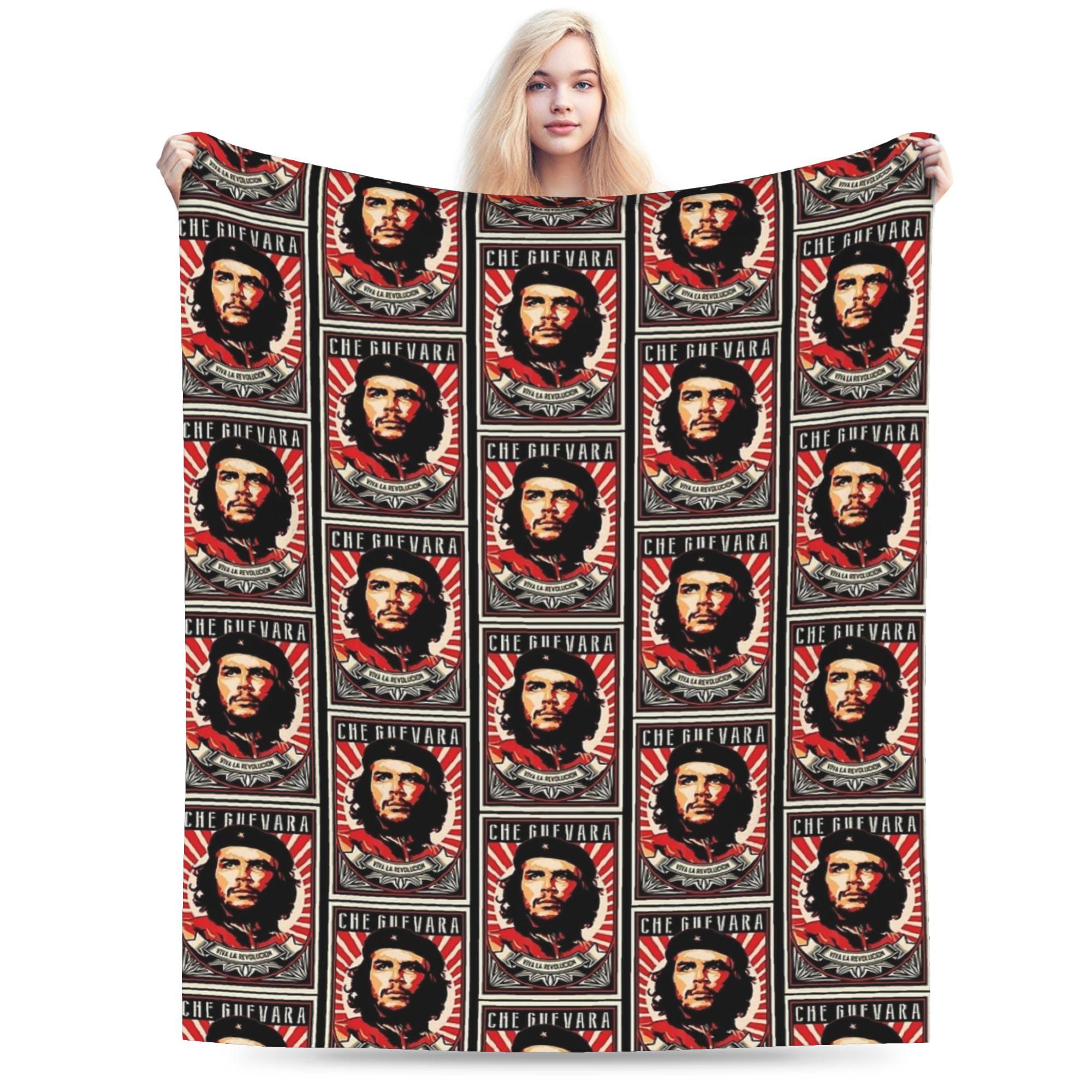 

Che Guevara Vintage Freedom Fighter Plush Blanket Boys Glannel Throw Blanket For Bedroom Soft Warm Customized Quality Bedspread 30x40in