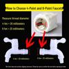 TLXT Dual Outlet Plastic Faucet