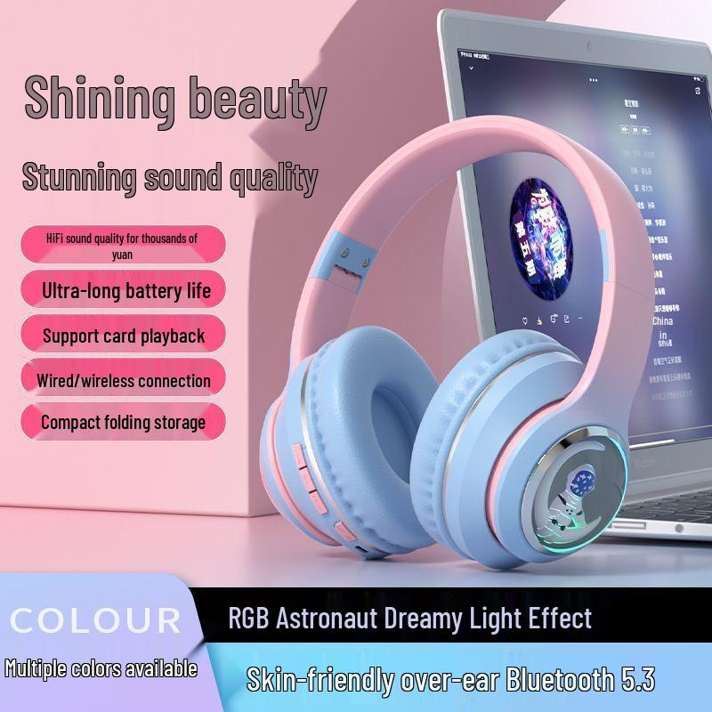 S3 Luminous Cat Ear Bluetooth Gaming Headphones