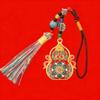 Chinese Alloy Seven Holy Gourd Pendant Necklace Pendant Sweater Chain Pendant Ornament Crafts Gift Decoration