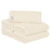 Towel Laboratory Mini Bath Pure Set of JapanTechnology [Naturally Soft] #024 Towels, White, 5, Soft, Thick, Smooth, Long-Lasting, Fast-Absorbent,