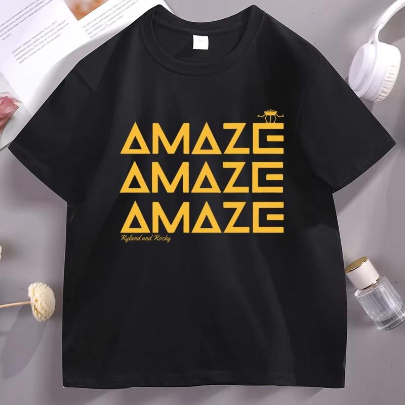 

Amaze Unisex TShirt Project Hail Mary Rocky TShirt 2026Summer Unisexs Womens Luxury Fashion Cotton Oversized Tshirt Street Y2K S