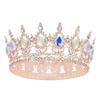 Diadema Tiara Corona di Re Barocca Europea con Strass