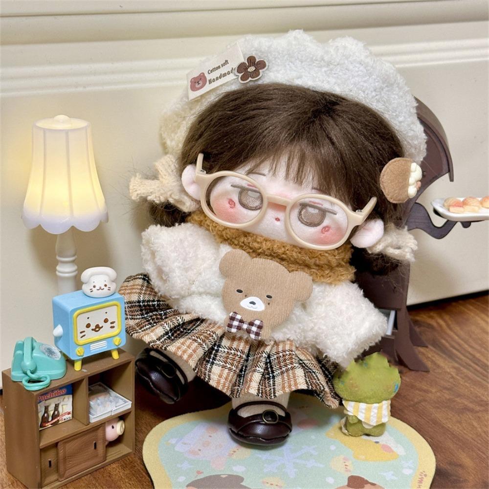 Multi Color Doll Clothes Dress Coat Cotton Doll Outfit Dress  Kids Girls Toys