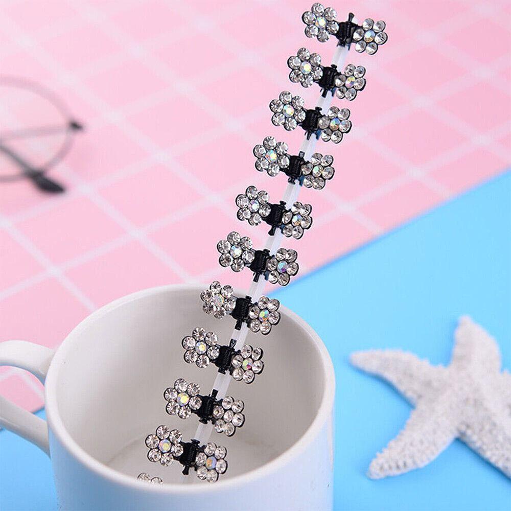 Metal Crystal Headwears Girls Hair Clip Claw Clip Mini Hair Claw Headwear Clip Grip