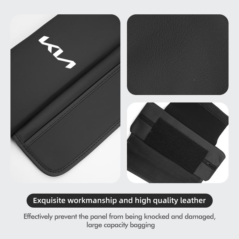 KHOU6 For KIA Car Central Armrest Double Open Door Storage Cushion Box Mat Nonslip Protective Cover Pad K5 K2 Optima Soul Spectra Niro
