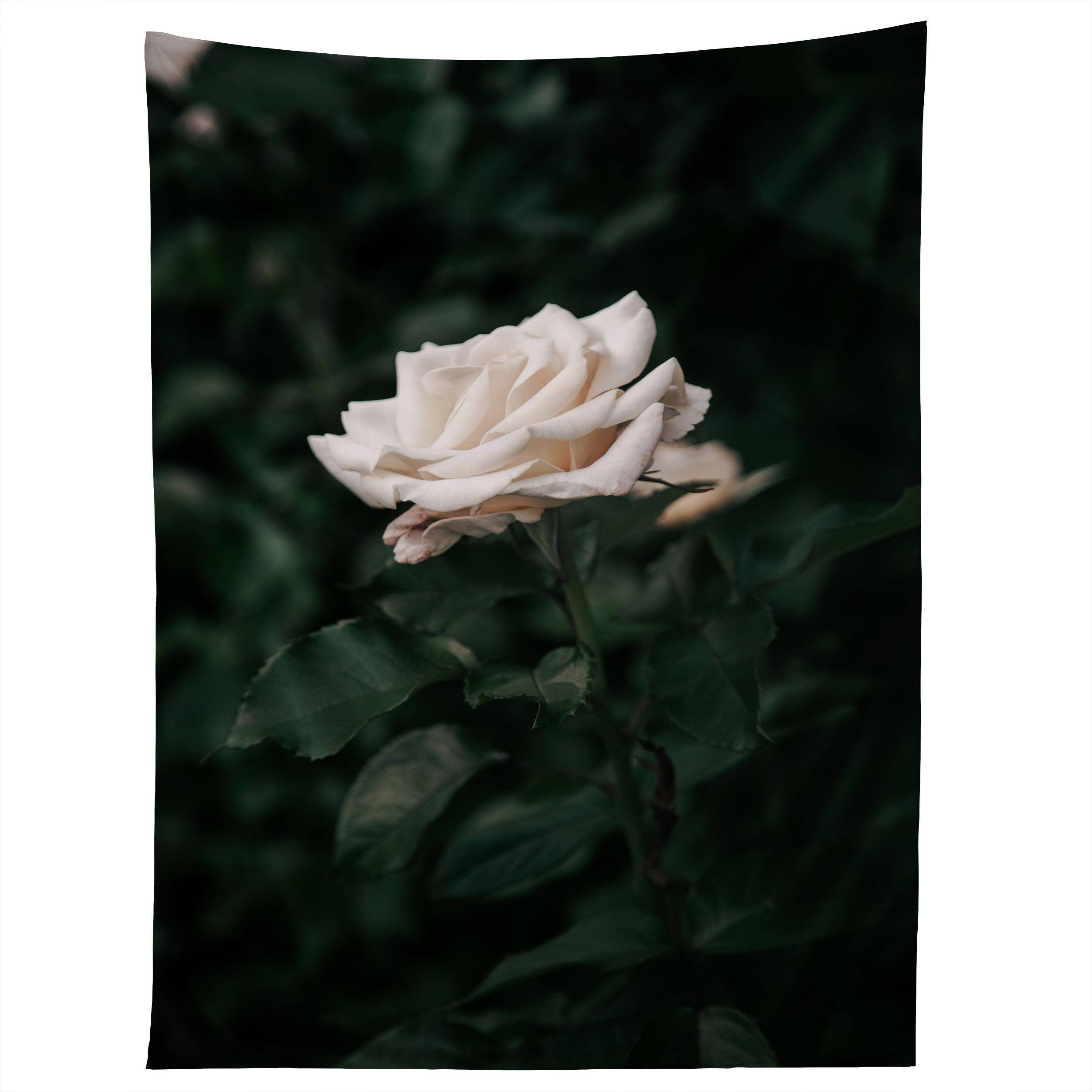 WHITE ROSE tapestry 75x100