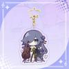 New Anime Figure Honkai: Star Rail Acrylic key chain pendant game double-sided star chain fans' gift  Pendant Keyrings 6CM