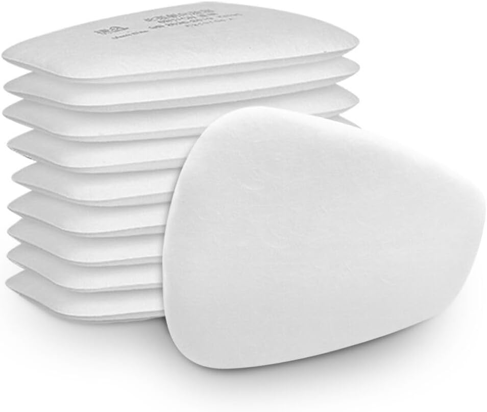30PCS 5N11 Respirator Filter Cotton, Replacement Particulate Filter Cotton for 6200, 6502, 7502, 6800, and FF402 Series Respirator Mask