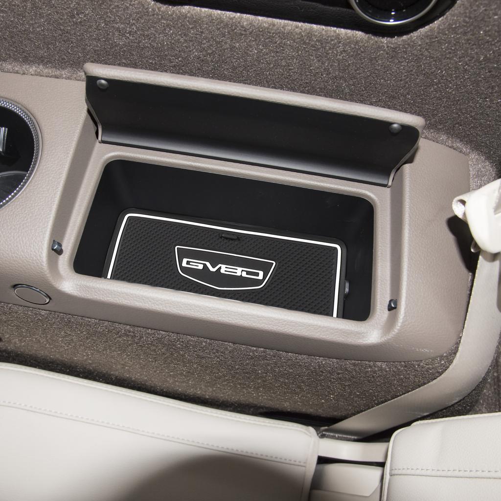 Anti-Slip Gate Slot Cup Mat for Genesis GV80 2025 2025 Interior Accessories Non-Slip Door Groove Pad Coaster