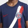 Nike Paris Saint-Germain T-Shirt Soft Comfortable Short Sleeve Kids tops Midnight-Navy HF0902-410