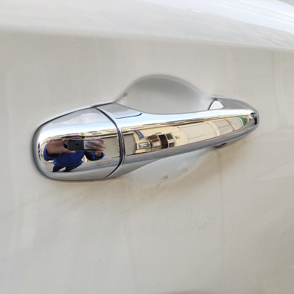 Türgriff-Fanghaken-Abdeckung Zierleiste für Toyota RAV4 2013 2014 2015 2016 2017 2018 Kappe Deckel Formteil Überlager Dekoration Chrom Zubehör