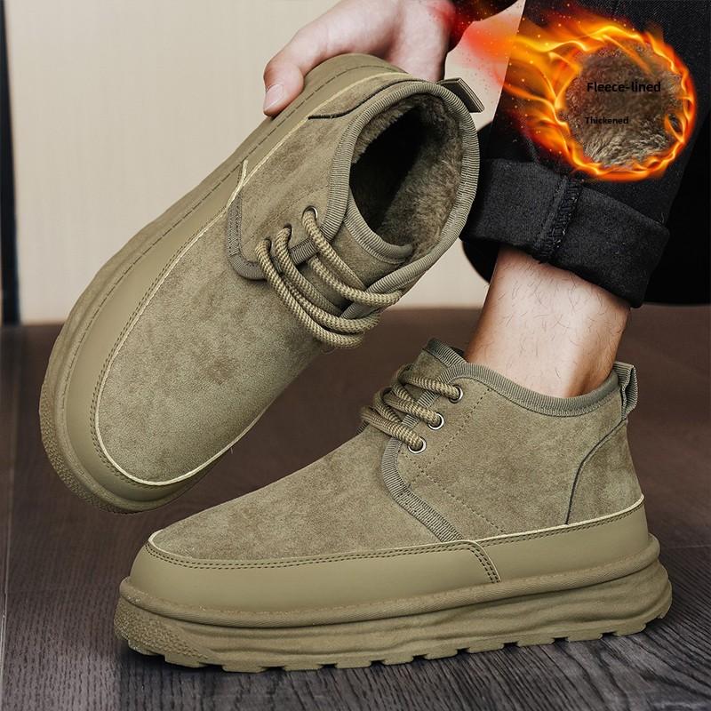 Men's Winter Warm Snow Boots Are Fashionable Versatile Anti Slip Comfortable and A Must-have for Winter Outings