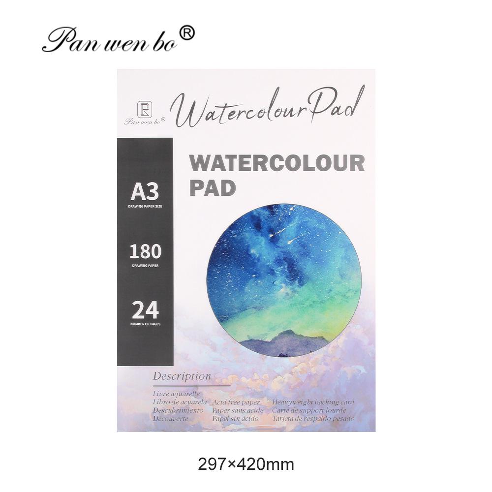 Acrylic Paper Pad for Art Students - A3/A4/A5 Sketchbook for Drawing, Watercolor, and Oil Painting