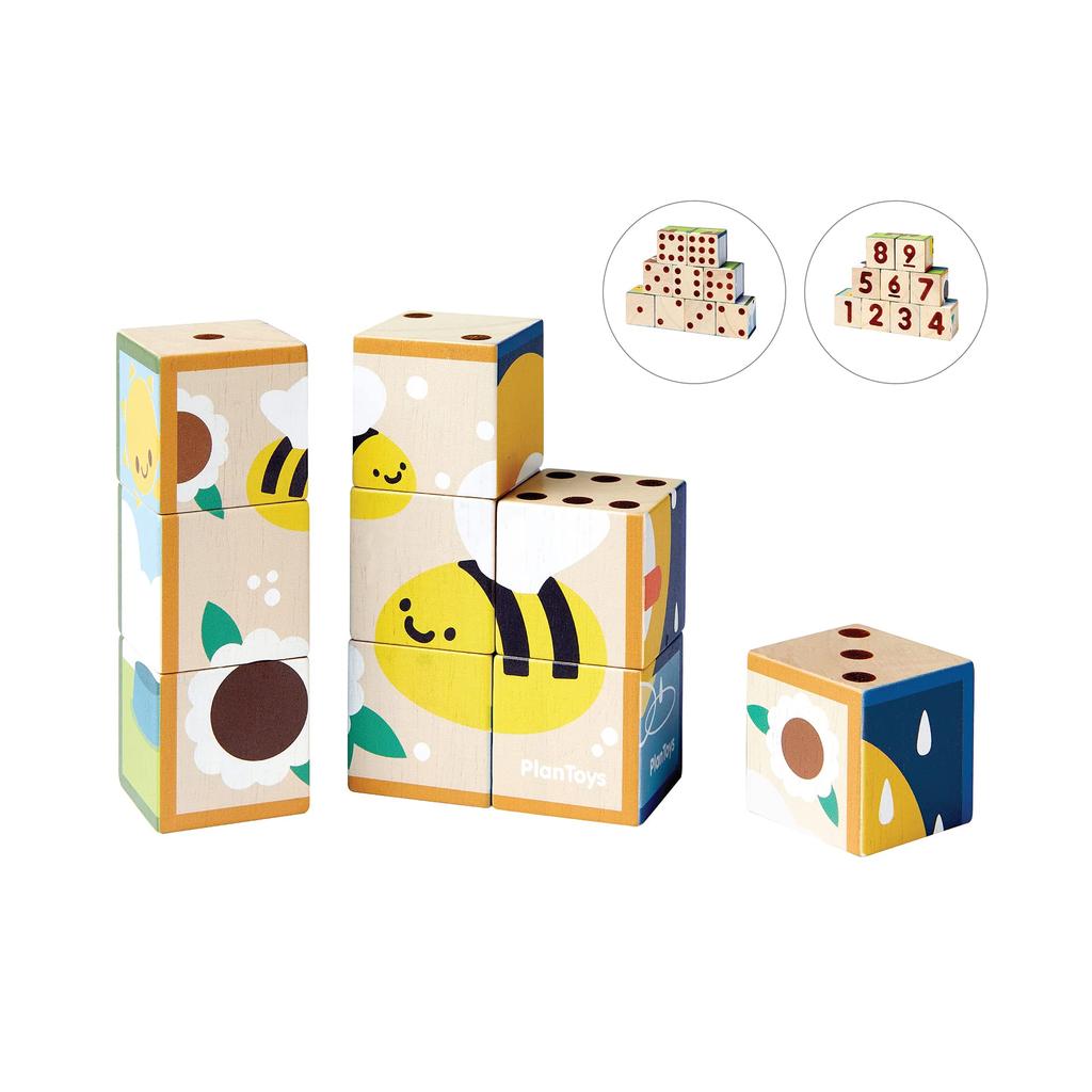 PlanToys Animal Puzzle Cube (4649)
