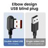 6A Elbow Spring Data Cable Retractable USB C To Type C Fast Charging Cable for Samsung Huawei Xiaomi Phone Charger Wire Cord