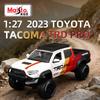 Maisto 1:27 Toyota Tacoma TRD PRO 2023 Alloy Car Diecasts & Toy Vehicles Car Model Miniature Scale Model Car For Children