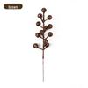 Shiny Christmas Fruit Picks & Glitter Berry Branches for Tree & Wreath Decor