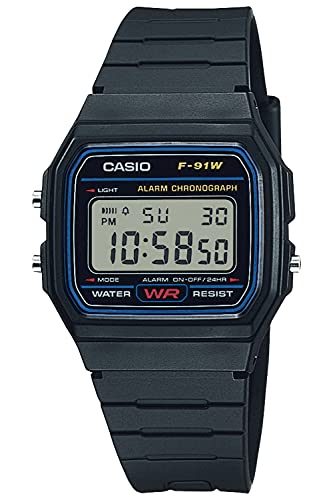 

Casio Collection F-91W-1JH Men s Black Wristwatch