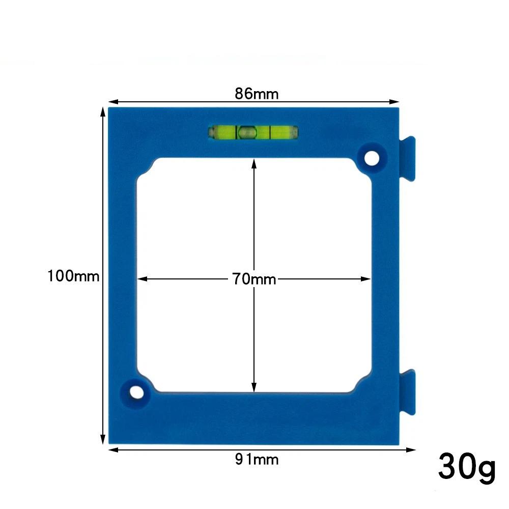 Splicable Socket Box Hole Drilling Jig With Built In Level And Router Bit For Home Renovation Woodworking