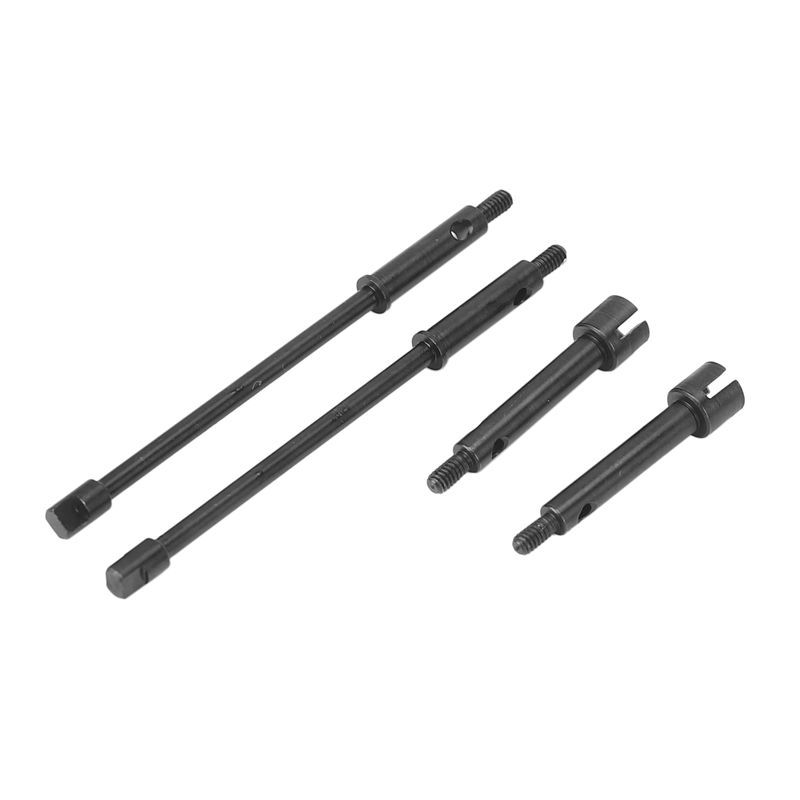B05C-3Set 4Mm Widen Steel Drive Stub Axles CVD Joint Drive Shaft Upgrade Parts For 1/24 RC Crawler Axial SCX24 90081