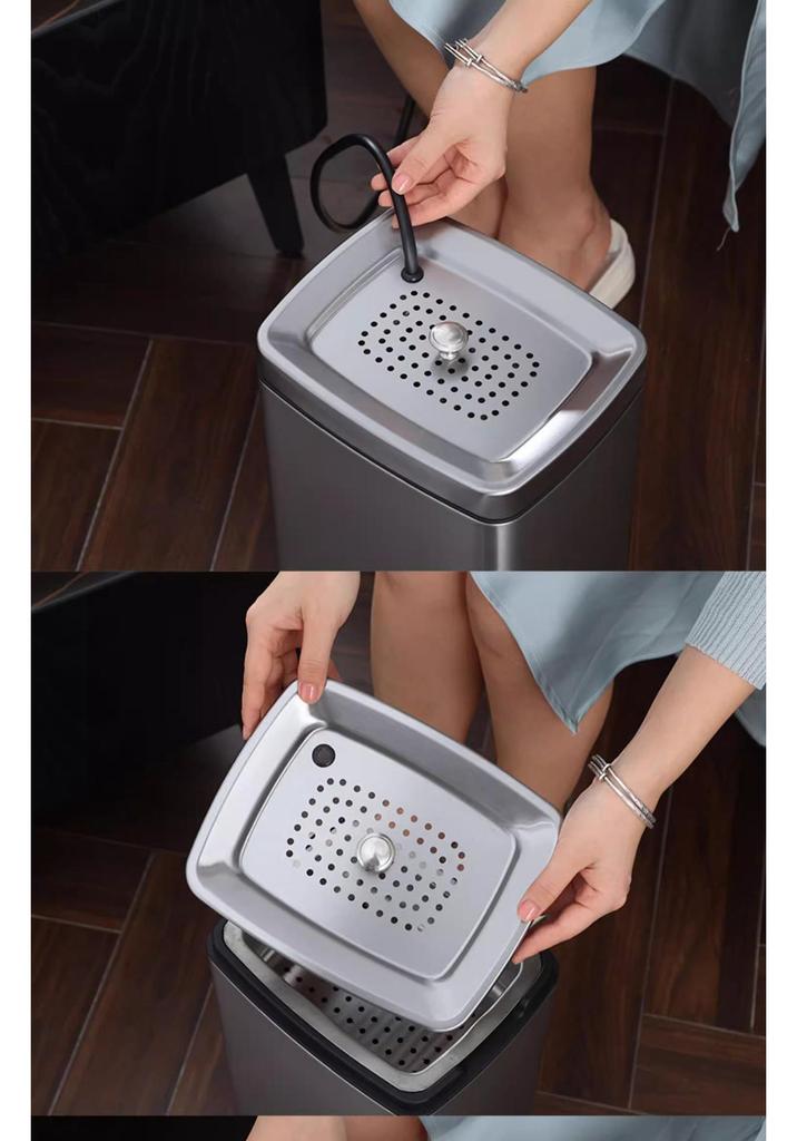Stainless Steel Tea Table Wastewater and Residue Filter Bucket