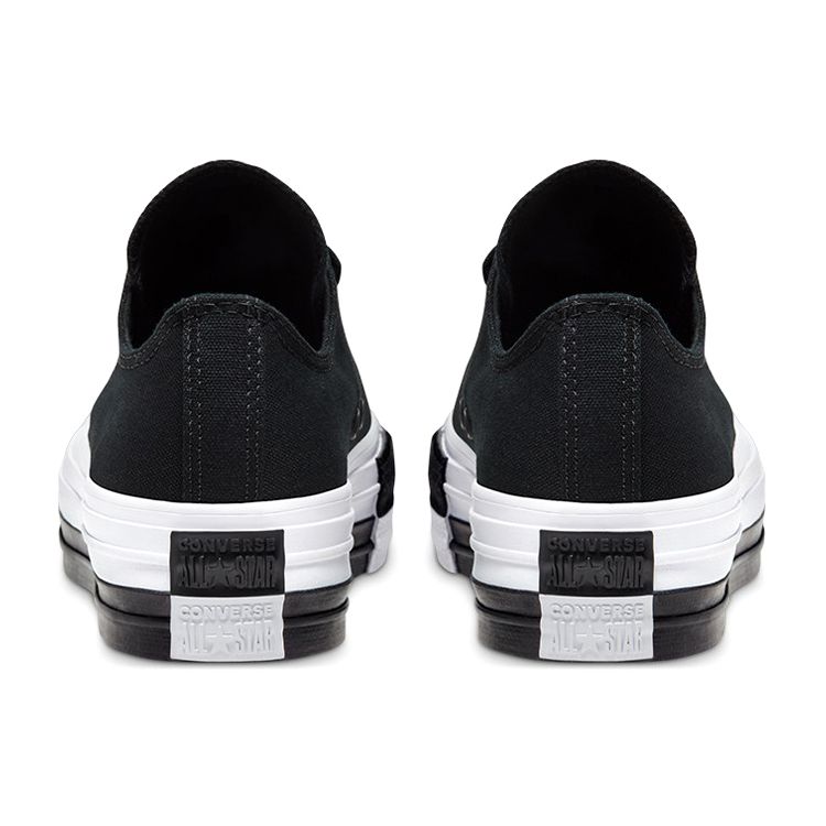 Converse Chuck Taylor All Star Retro Low Top Canvas Shoes Women Sneakers White Black 568657C