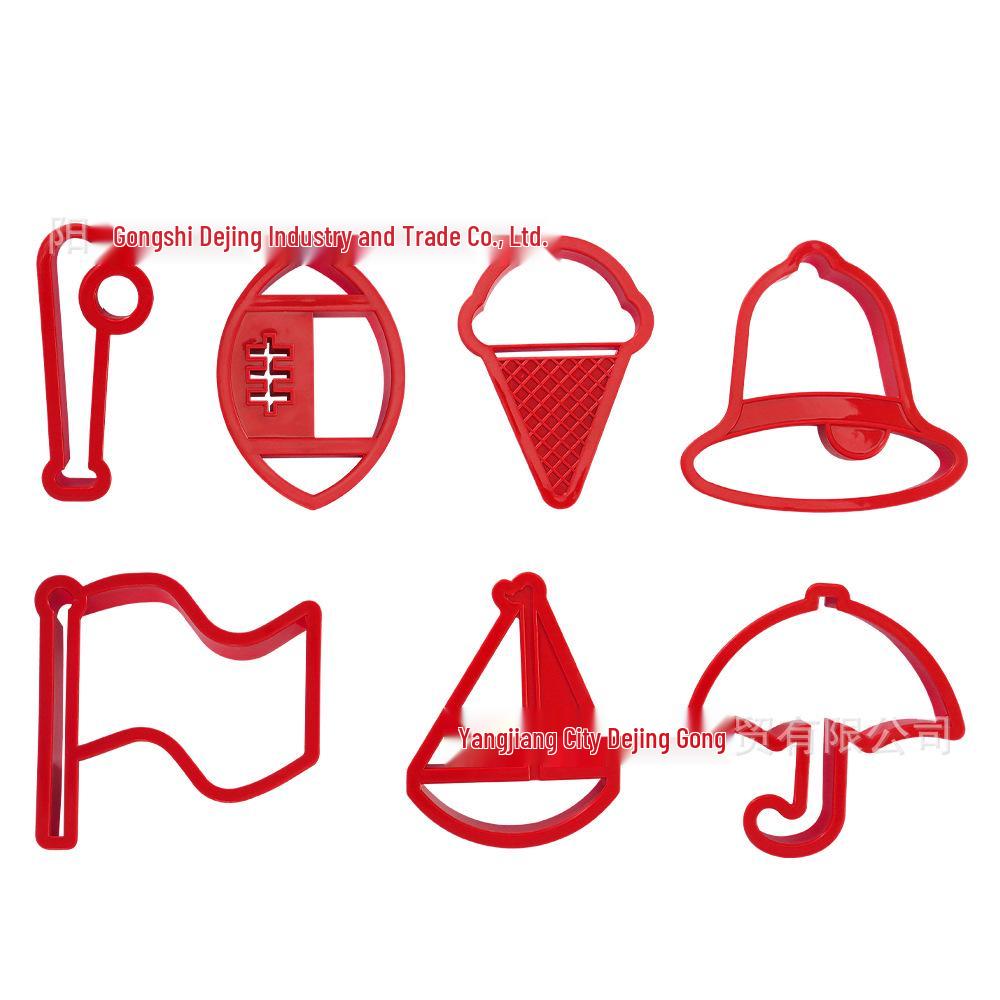 PP Small Halloween & Christmas Pumpkin Cookie Stamp Mold for DIY Baking