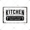 Retro Tin Sign Kitchen Rules  Food Iron Painting Wall Art Metal Vintage Plaque Metal Posters for House Home Dinning Room Decor