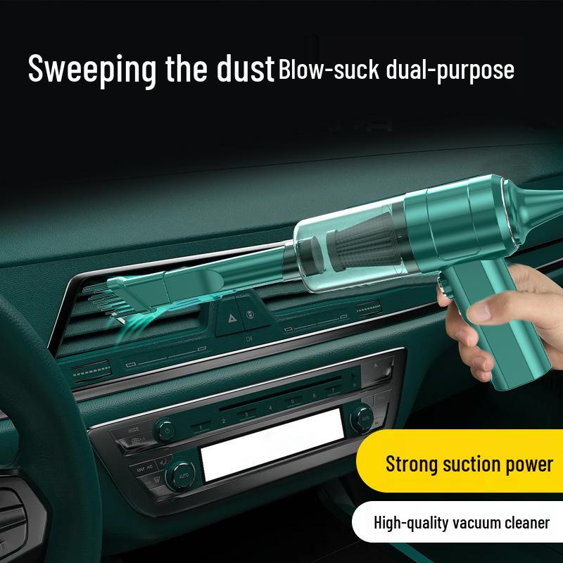 Wireless High-Power Handheld Vacuum Cleaner for Home & Car – Dual-Use with Strong Suction