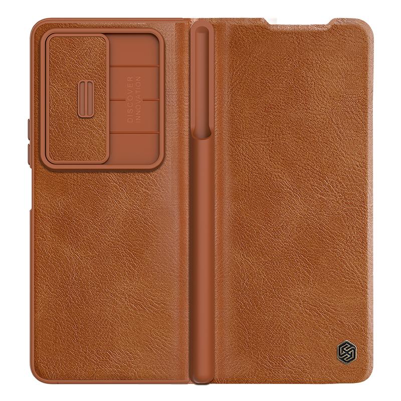 for Samsung Galaxy Z Fold4 Case Nillkin Qin Pro Series PU Leather Back Cover for Samsung Galaxy Z Fold 4 5G Cases