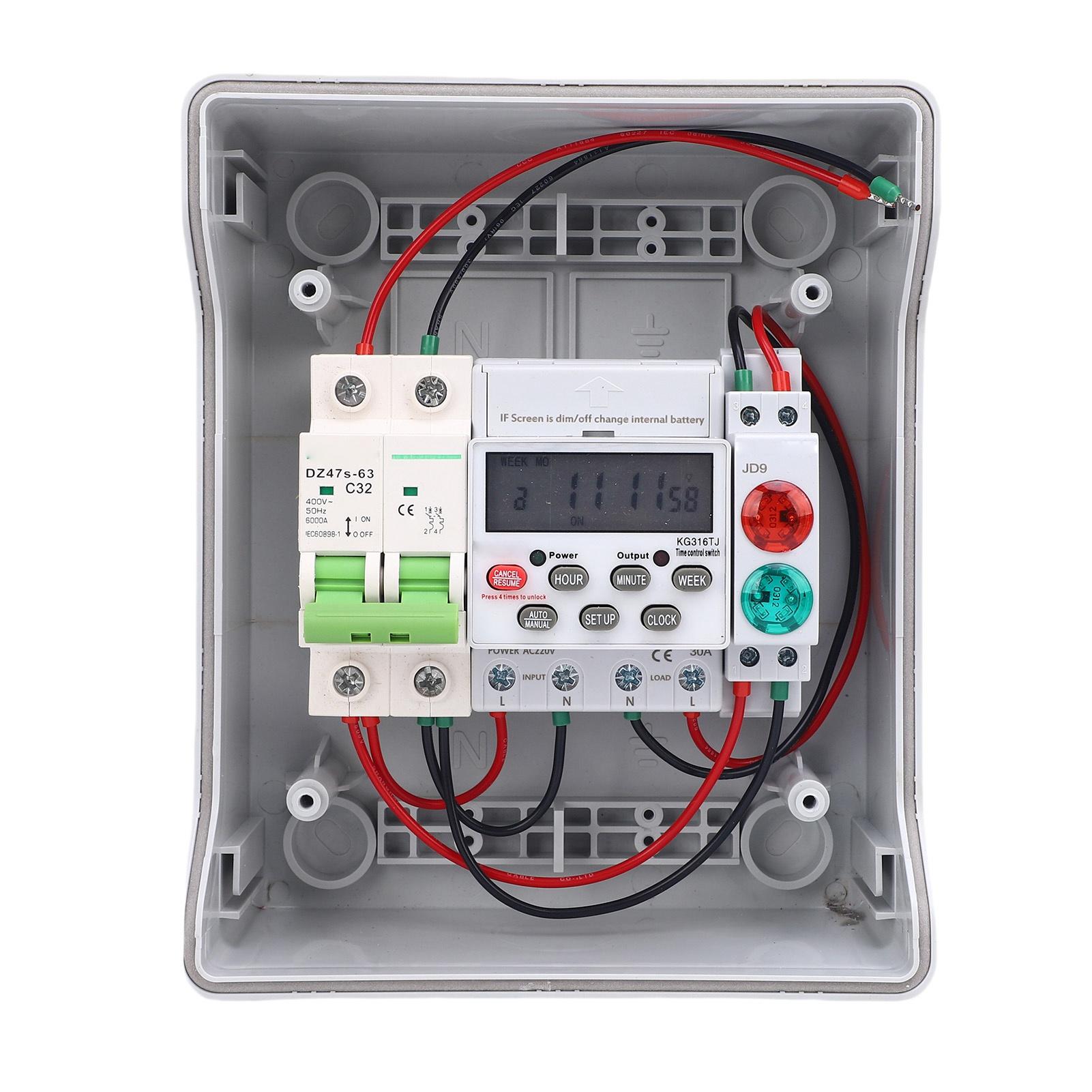 

Вулична Водонепроникна Розподільна Коробка Програмований Таймер Електрична Коробка для Вуличного Освітлення Вода