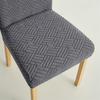 1Pc Jacquard Dining Chair Covers Stretch Kitchen Chair Slipcovers Elastic Chairs Seat Protector for Living Room Wedding Kitchen