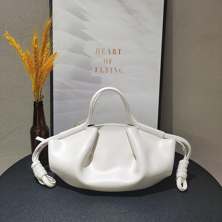 

Luojia 2024 Высококачественная кожаная сумка-тоут для женщин - модный ручной аксессуар для подиума 33*17*11cm without logo белый