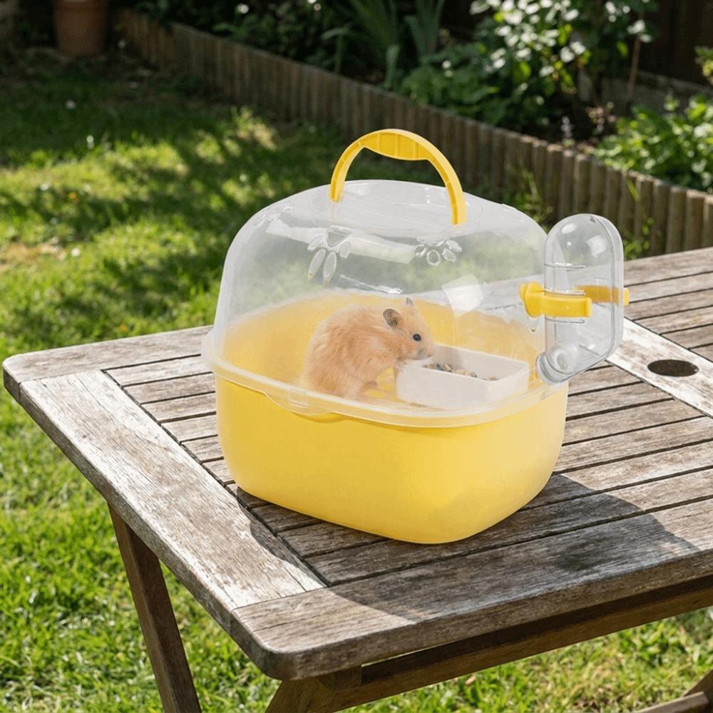 Transparent Travel Bird Cage Large Space Small Animal Carrier Universal Parrot Carry Box Small Pet