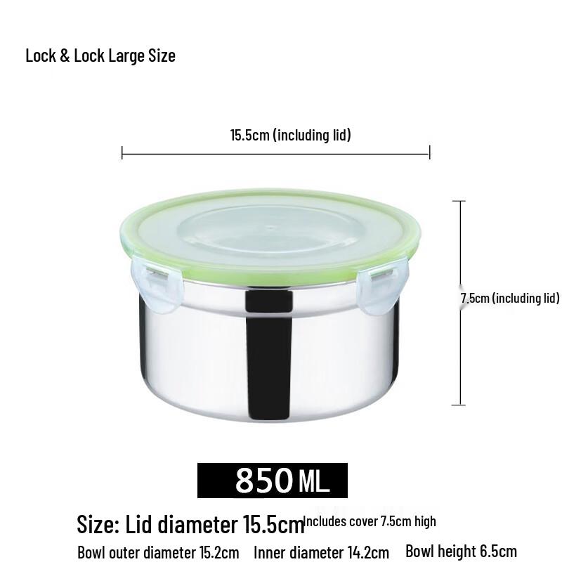 Laino 304 Stainless Steel Multipurpose Food Container Set