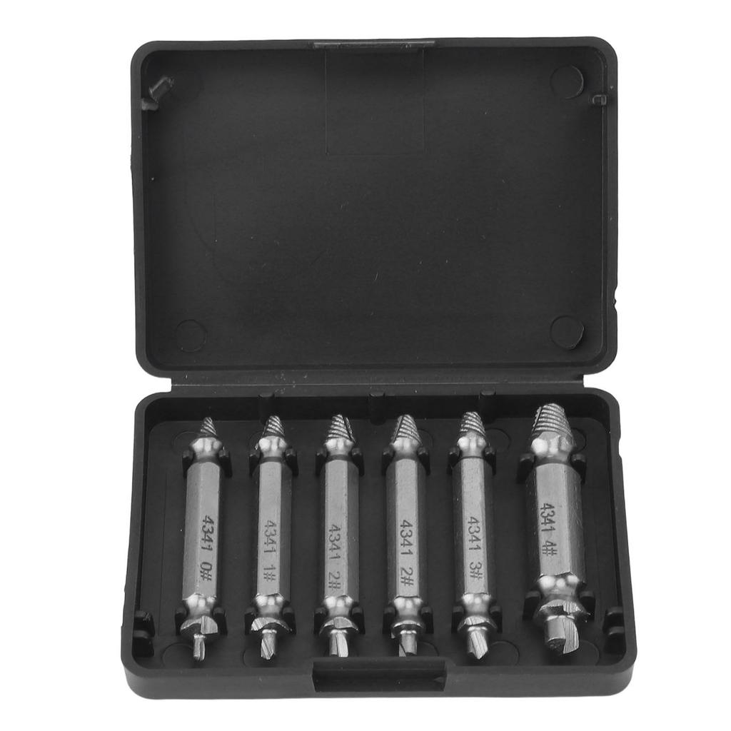 Damaged Screw Extractor Set Broken Stripped Remover Screws Removal Tool HSS Nuts   Drill Bit Tools