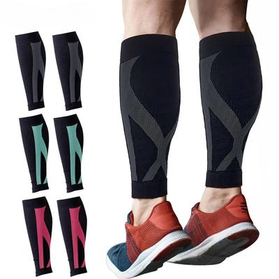 1Pair Calf Compression Sleeves For Men Women - Footless Compression Socks Support For Varicose Vein, Nursing, Pregnancy, Running