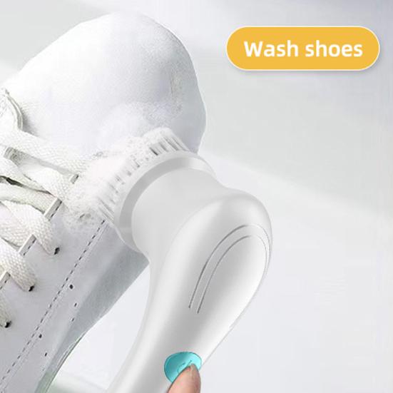1 Set Cleaning Brush Portable Cordless Electric Scrubber Effortless Rechargeable Electric Cleaning Brush for Home