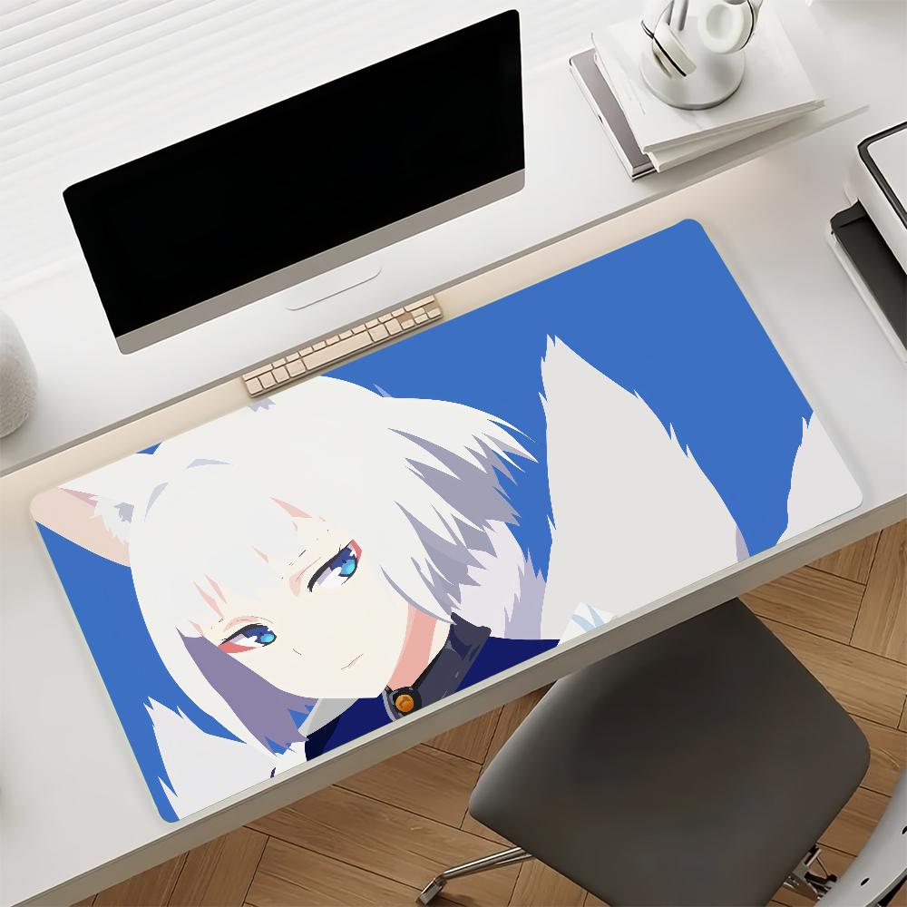 Game Azur Lane Kaga Anime Gaming Mouse Pad Antislip Rubber Base Large Pc Keyboard Laptop Desk Mat For Office Student Home