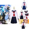 High-quality Night Sakura Rokumi Cosplay Suit In Blue Complete With Accessories