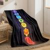 Chakra Pattern Blanket Bedroom Blanket for Livingroom Couch Lunch Break Soft Throw for Friend's Festival Gift