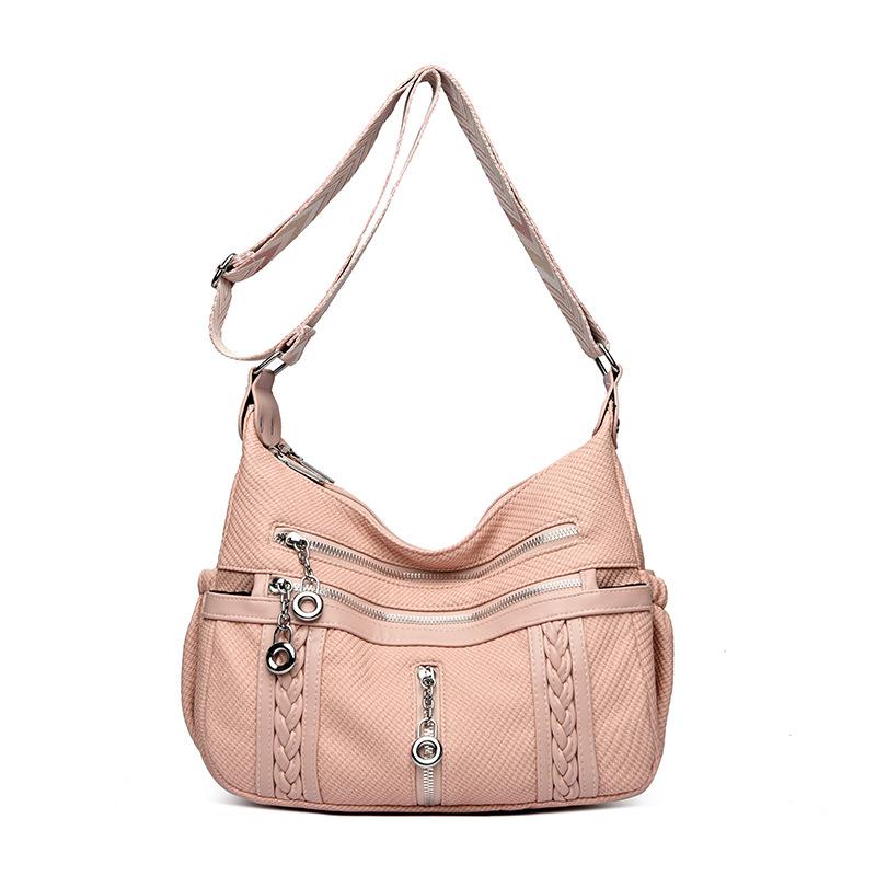 Women's Shoulder Bag Crossbody Bag Large Capacity Multi-Layer Middle-Aged and Elderly Mother Bag