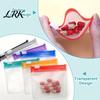 Medicine Slide Lock Bag Bags, Reusable EVA Pill Pouch, Waterproof Portable Travel Pills Small Items Storage Bag, for And Daily Use Compact Organizer