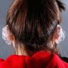 100PCS Elastic Hair Dyeing Ear Sleeve Waterproof Ear Protector Caps  for Shower Salon