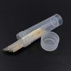 30Pcs Big Eyes Sewing Needles Stainless Steel Hand Stitching Needles Embroidery Needles with Clear Storage Tube DIY Sewing Tools