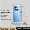 IMAK UX-5 Series Clear Phone Cover for OnePlus Ace 3 5G/12R 5G Anti-Scratch TPU Cell Phone Cover