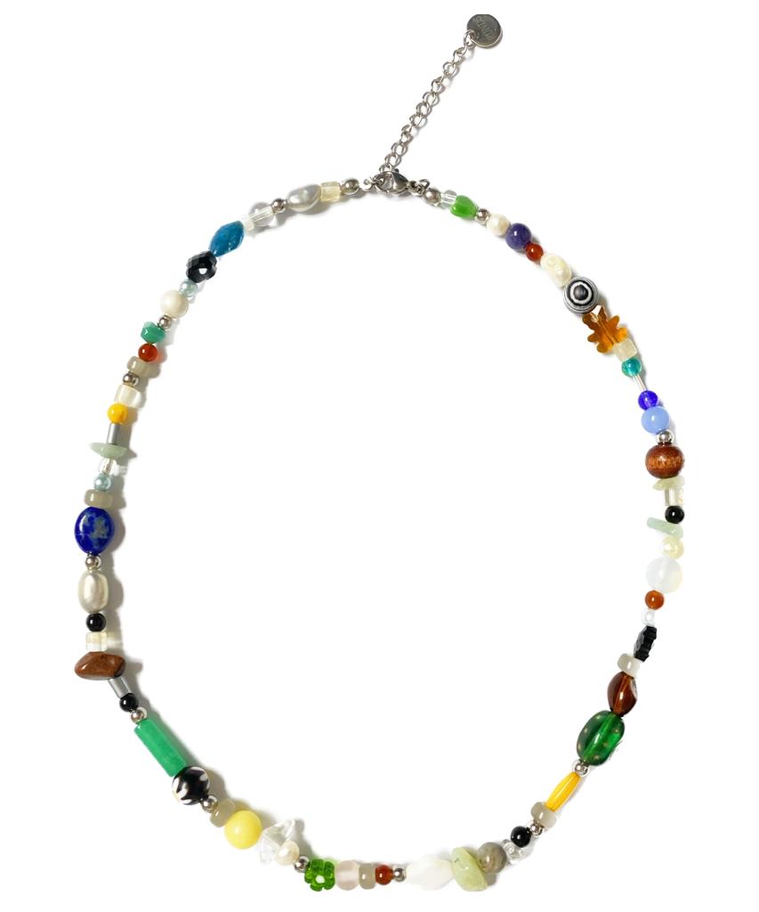 Runds Mix Gemstone Necklace